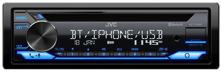 RADIO , 1 DIN, AM,FM,CD,BLUETOOTH, ALEXA - Récréashop