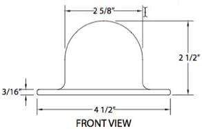 AMPLOCK BRHT2516 Trailer Coupler Lock/RV Coupler Lock (fits on Specific 2 5/16 inches Coupler only) - Récréashop