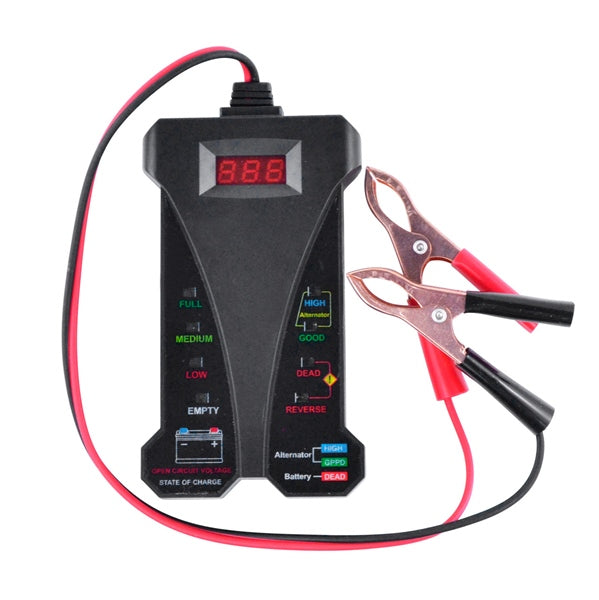Kimpex HD Testeur de batterie universel 12V à affichage digital - RecreaShop