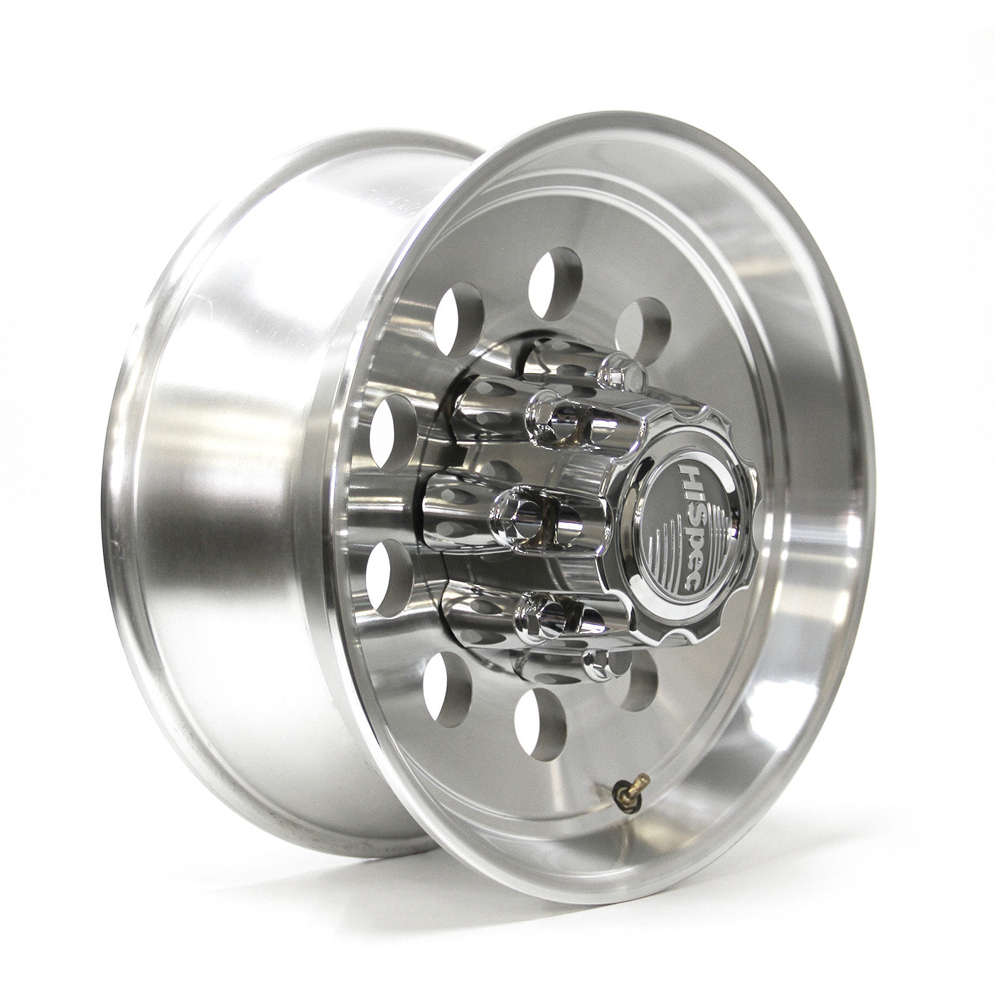 Jante 17 1/2" x 6 3/4" 8 trous 6050 lbs modulaire aluminium et centre de roue - RecreaShop