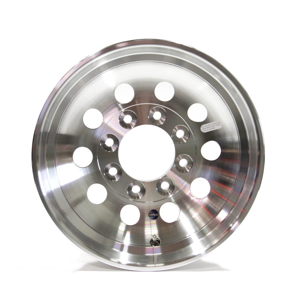 Jante 17 1/2" x 6 3/4" 8 trous 6050 lbs modulaire aluminium - RecreaShop