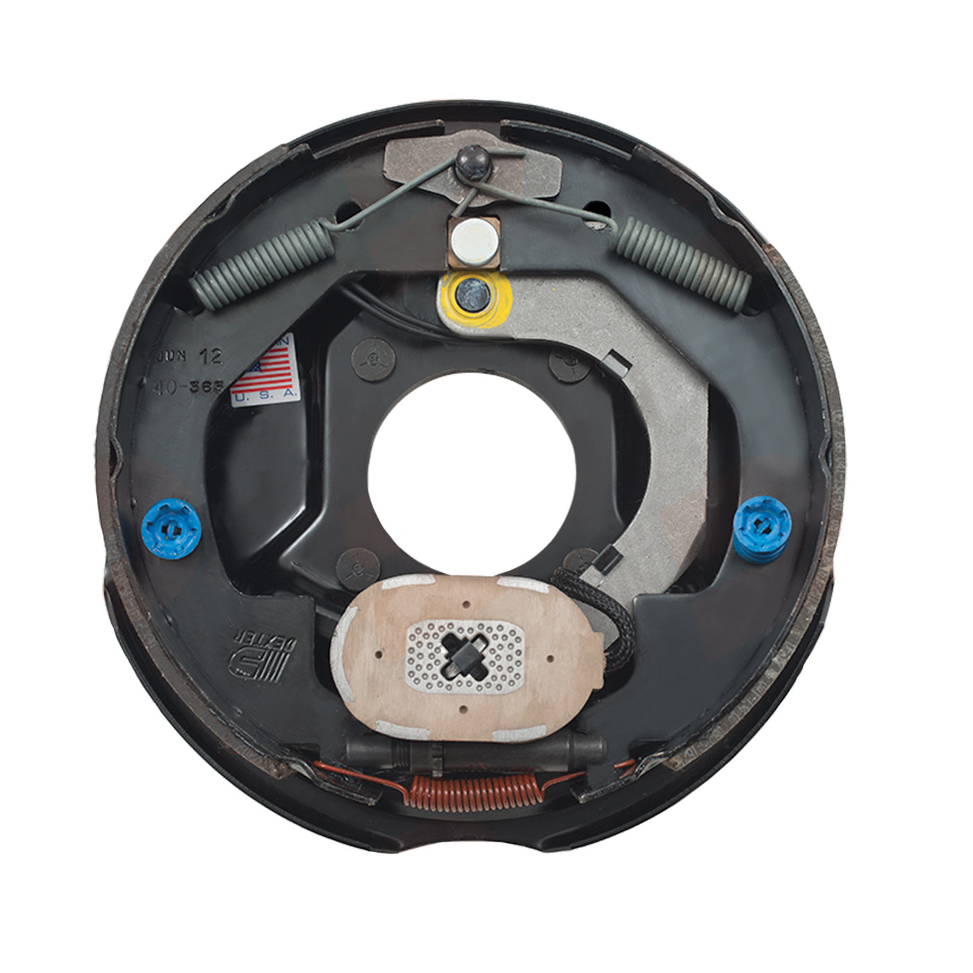 Frein électrique 10" x 2 1/4" 4,4K droit (flange modifiée) DEXTER - RecreaShop