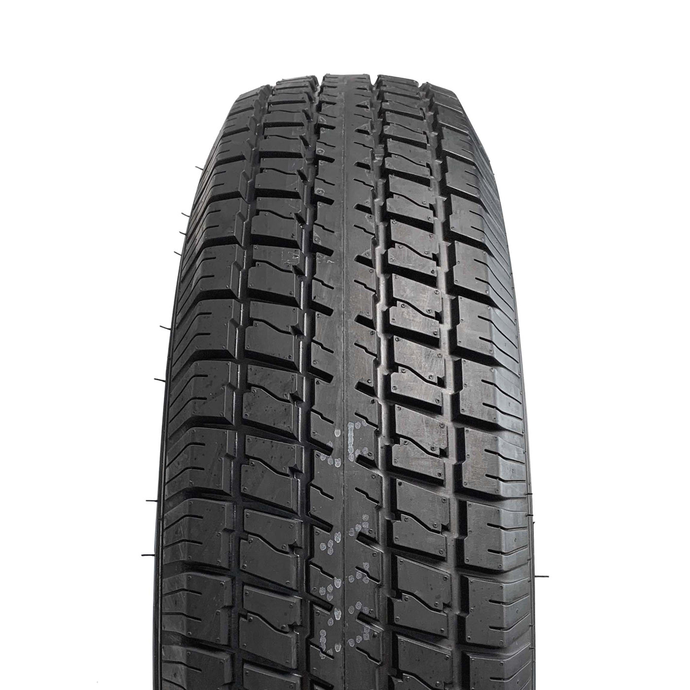 Pneu radial 235/80R16 12 plis LRF 3960 lbs Castle Rock et jante 16" 8 trous double blanche - RecreaShop