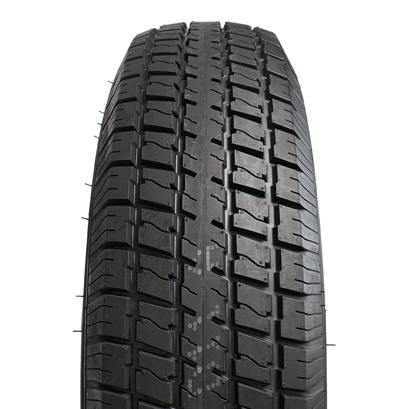 Pneu radial 235/85R16 12 plis LRF 3960 lbs Castle Rock et jante 16" 8 trous double grise - RecreaShop