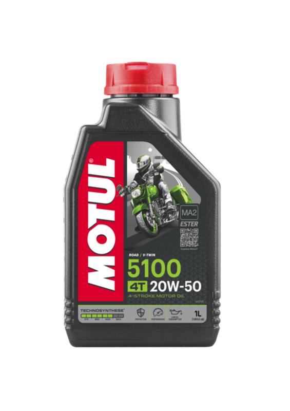 MOTUL 5100 ESTER 20W50 (1L) - Récréashop