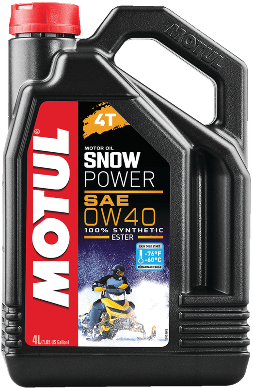 MOTUL SNOWPOWER ESTER 4T 0W40 (4L) - Récréashop