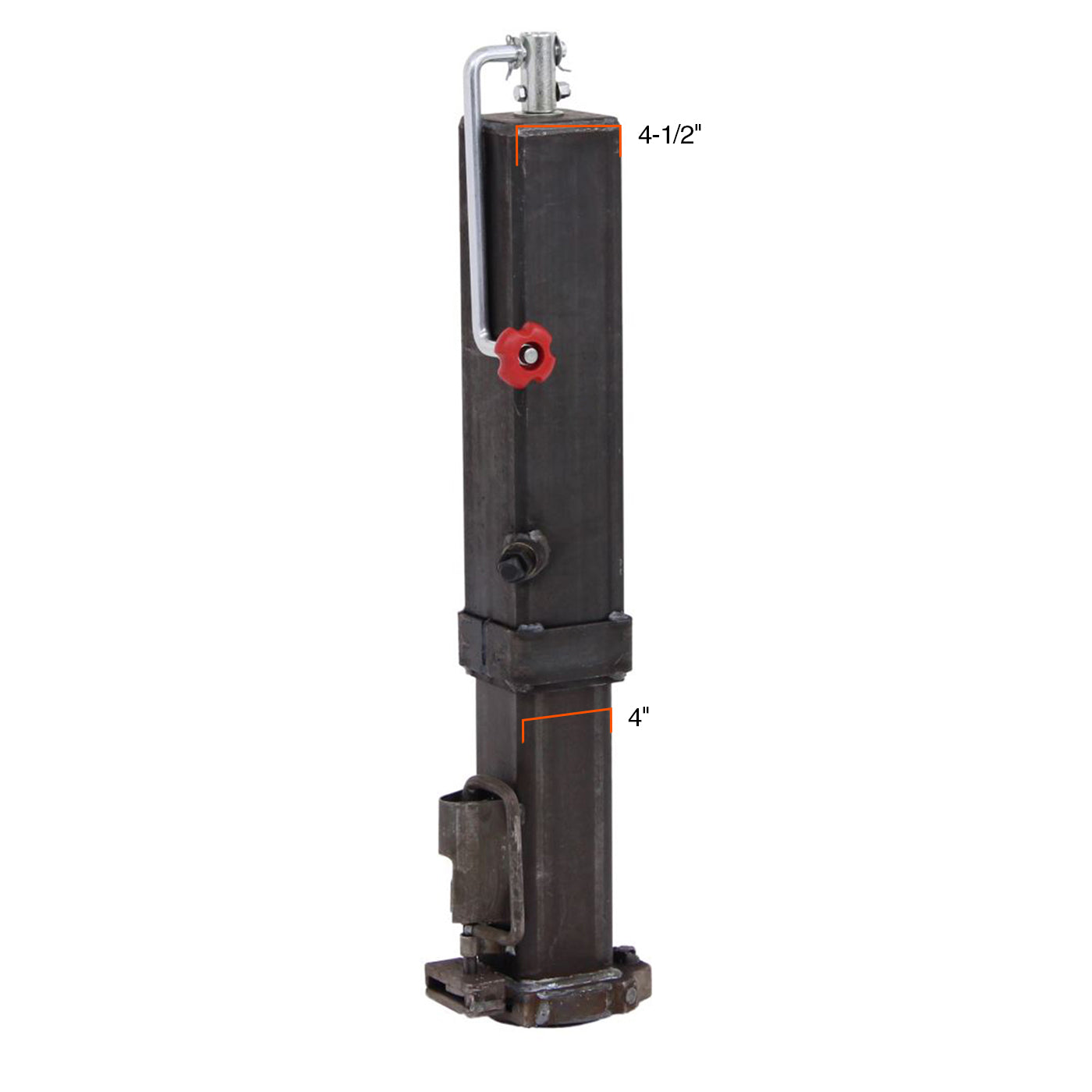 Coupleur Gooseneck ajustable 2 5/16" 30K (tube carré) poignée dessus RAM - RecreaShop