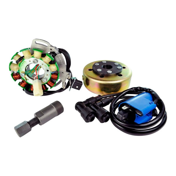 Kimpex HD Ensemble de stator 100W, volant moteur, bobine externe et extracteur YAMAHA - 345475 - RecreaShop