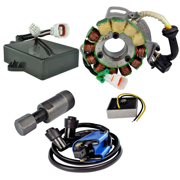 Kimpex HD Ensemble de stator 200W, régulateur, boîtier CDI, bobine d'allumage et extracteur YAMAHA - 345586 - RecreaShop