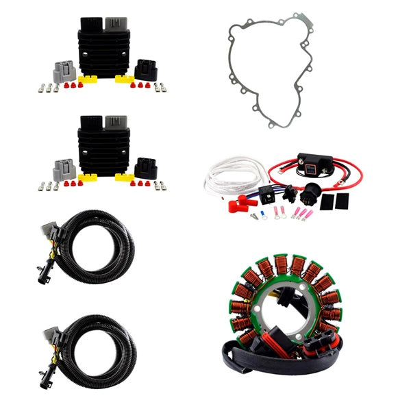 Kimpex HD Ensemble de stator SPLYT, régulateur et isolateur de batterie double et joint POLARIS - 345599 - RecreaShop