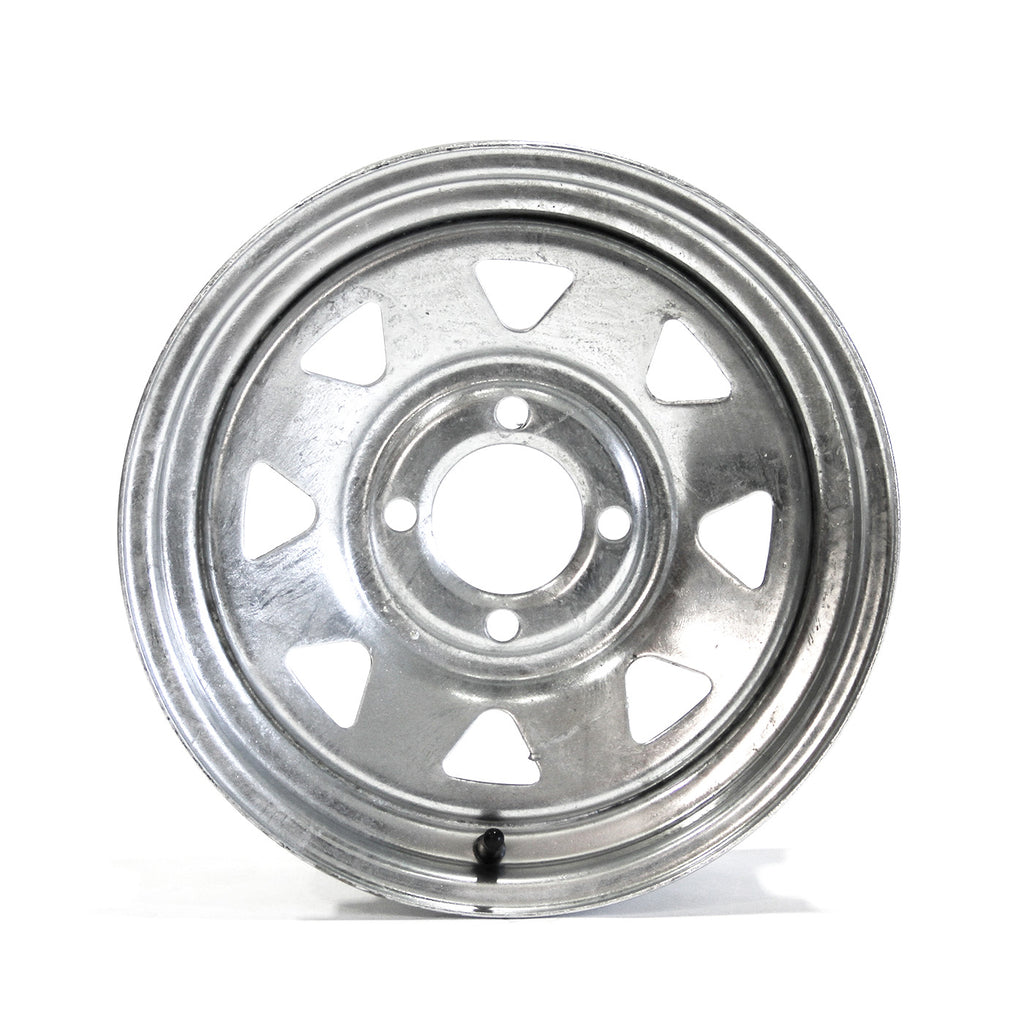 Jante 13" x 4 1/2" 4 trous 1480 lbs galvanisée - RecreaShop