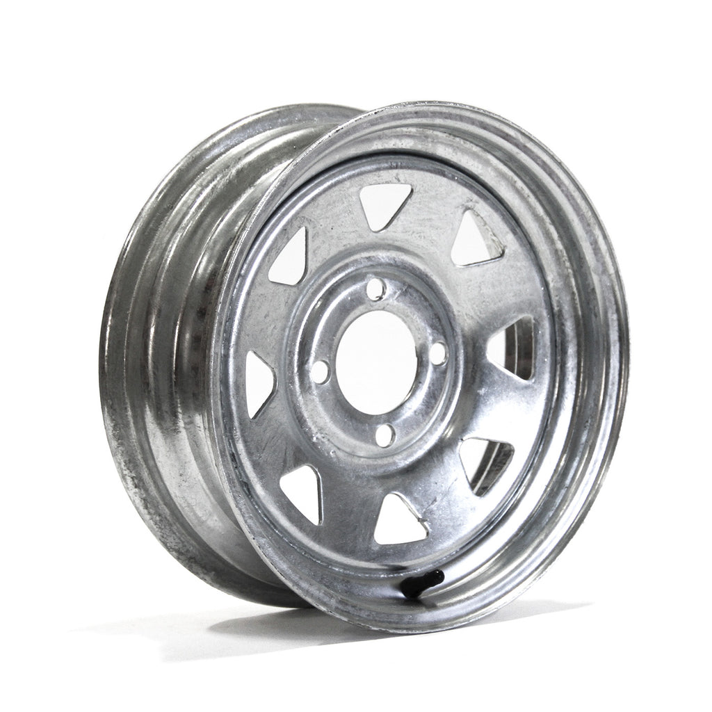 Jante 13" x 4 1/2" 4 trous 1480 lbs galvanisée - RecreaShop