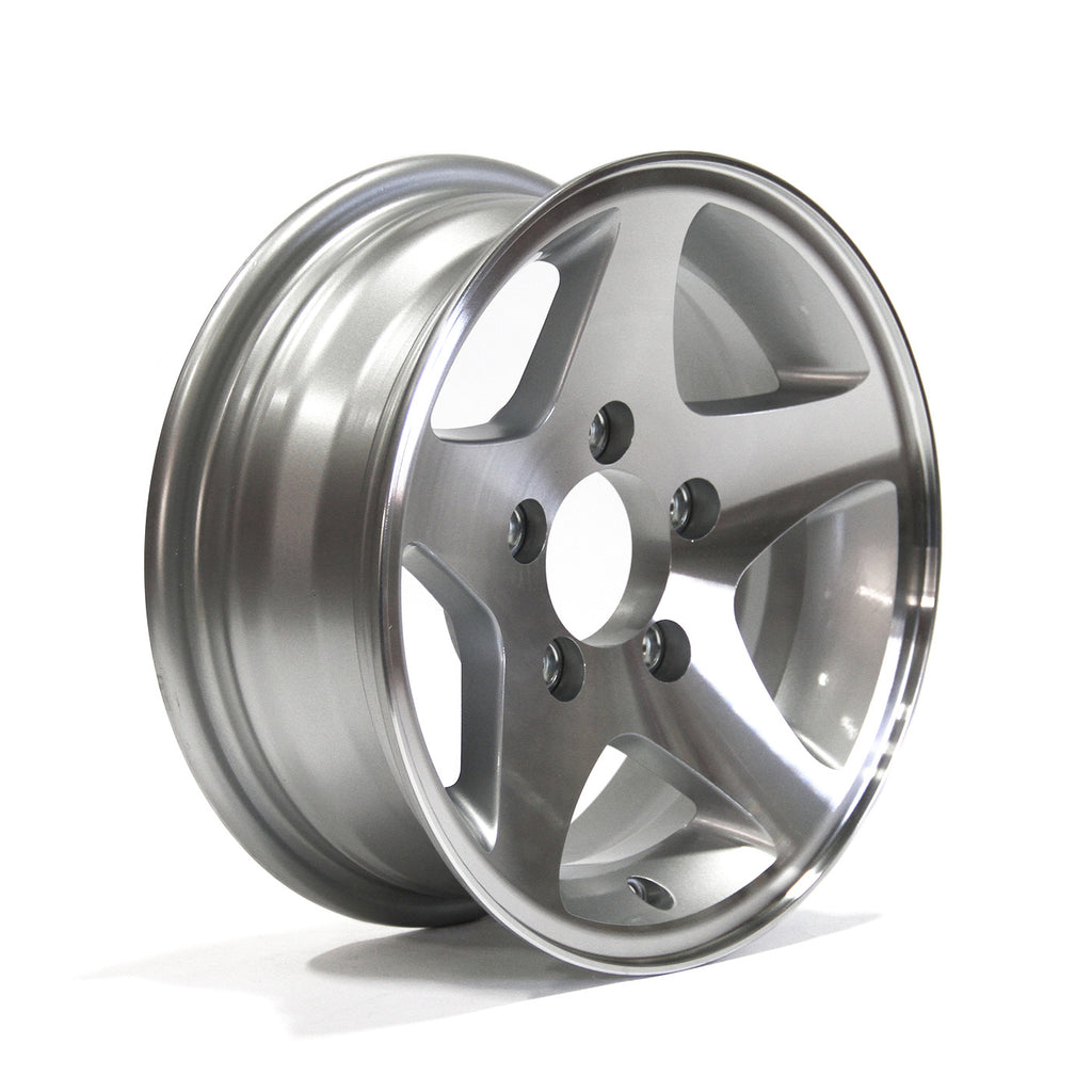 Jante 13" x 5" 5 trous 1600 lbs aluminium Five Star - RecreaShop