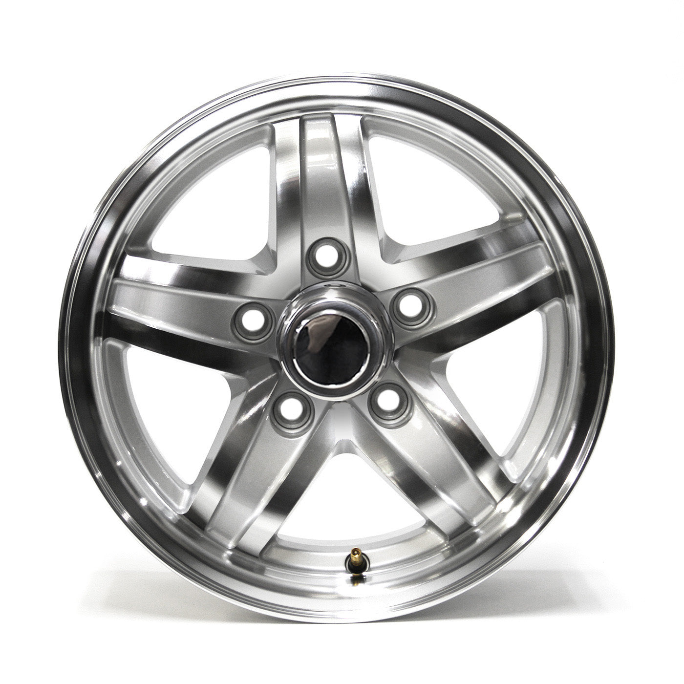 Jante 13" x 5" 5 trous 1600 lbs aluminium Lynx et centre de roue - RecreaShop