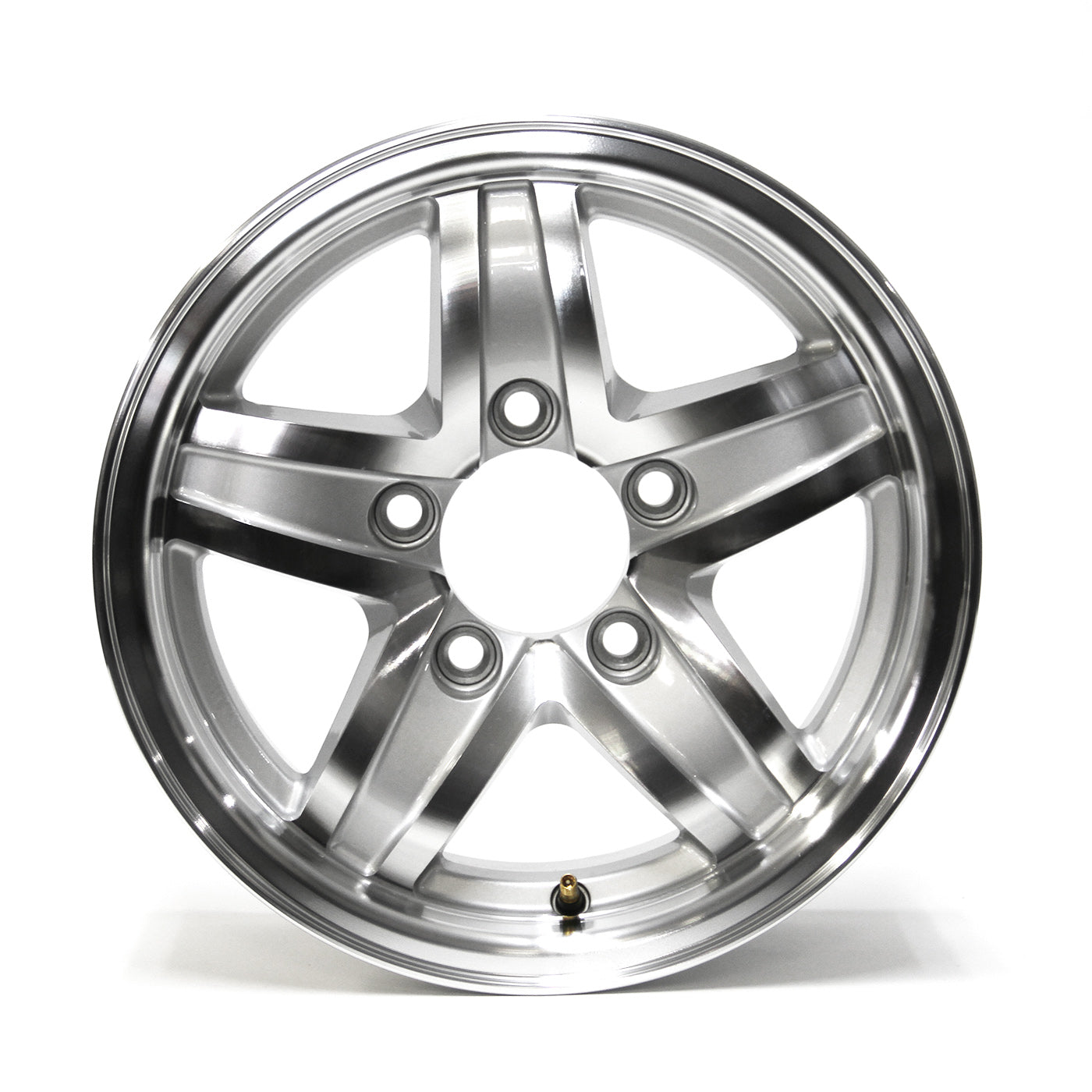 Jante 13" x 5" 5 trous 1600 lbs aluminium Lynx et centre de roue - RecreaShop