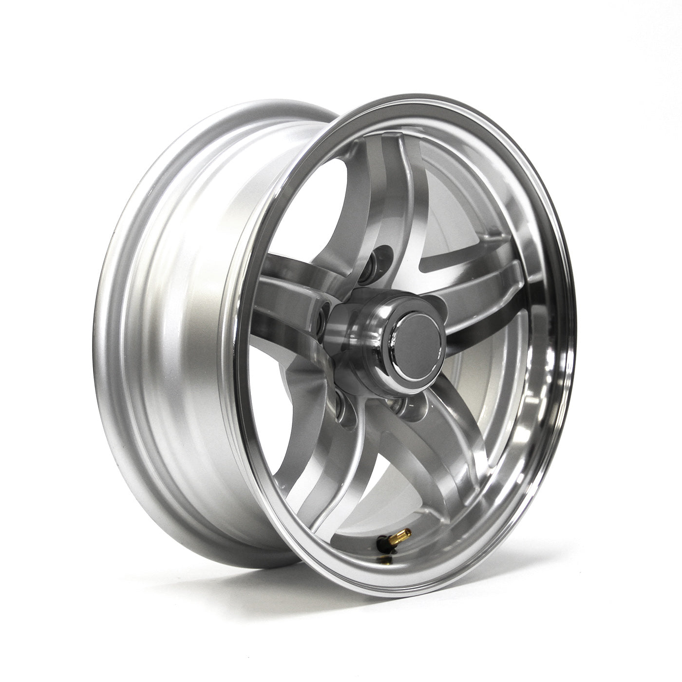 Jante 13" x 5" 5 trous 1600 lbs aluminium Lynx et centre de roue - RecreaShop