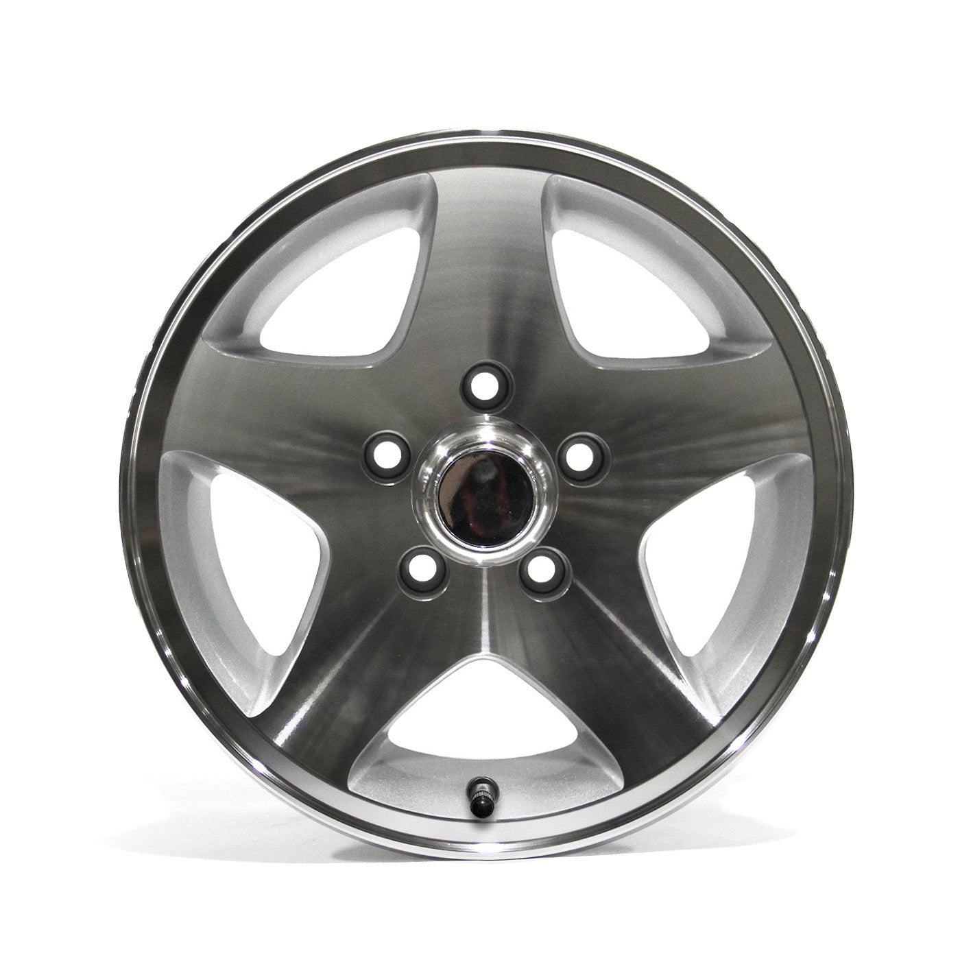 Jante 14" x 5 1/2" 5 trous 2040 lbs aluminium Five Star et centre de roue - RecreaShop