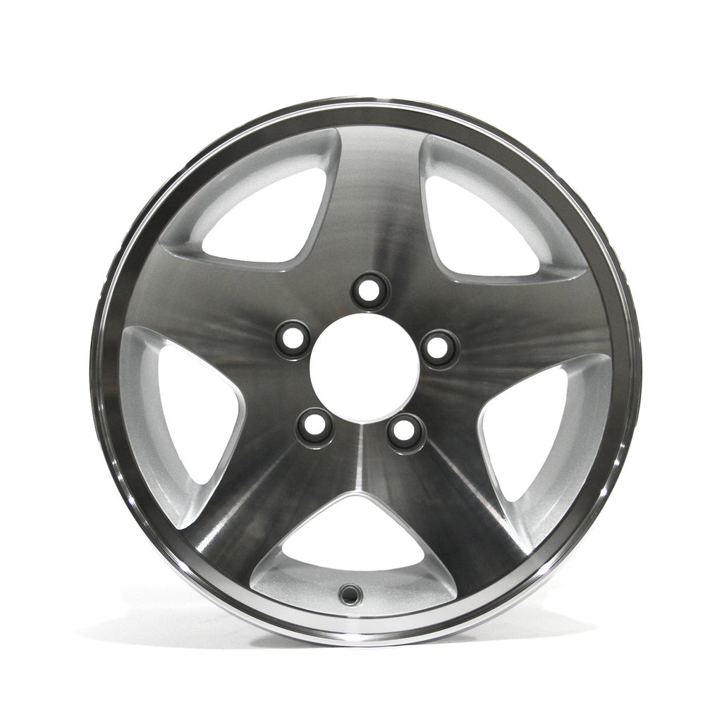 Jante 14" x 5 1/2" 5 trous 2040 lbs aluminium Five Star - RecreaShop
