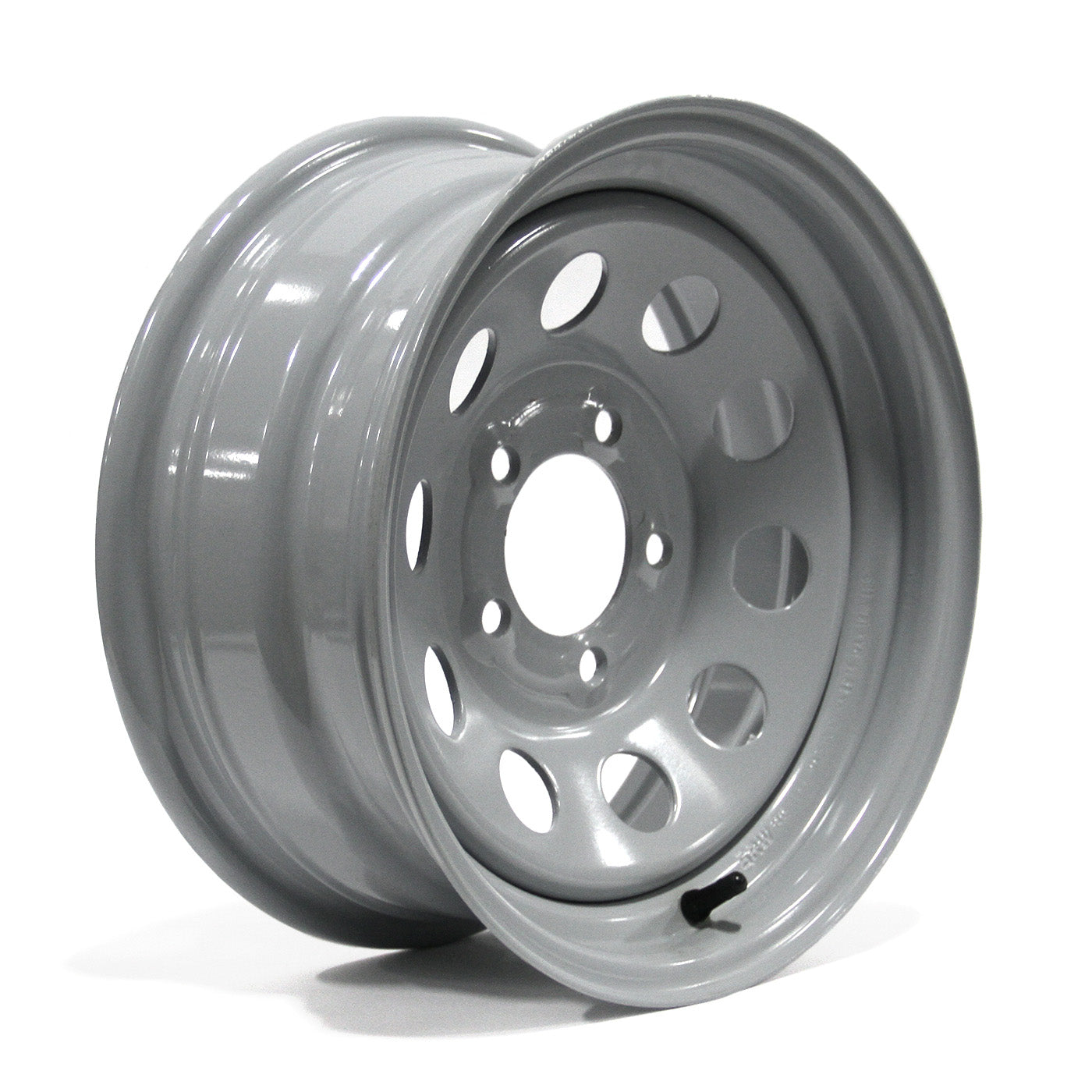 Jante 14" x 6" 5 trous 2040 lbs modulaire grise - RecreaShop
