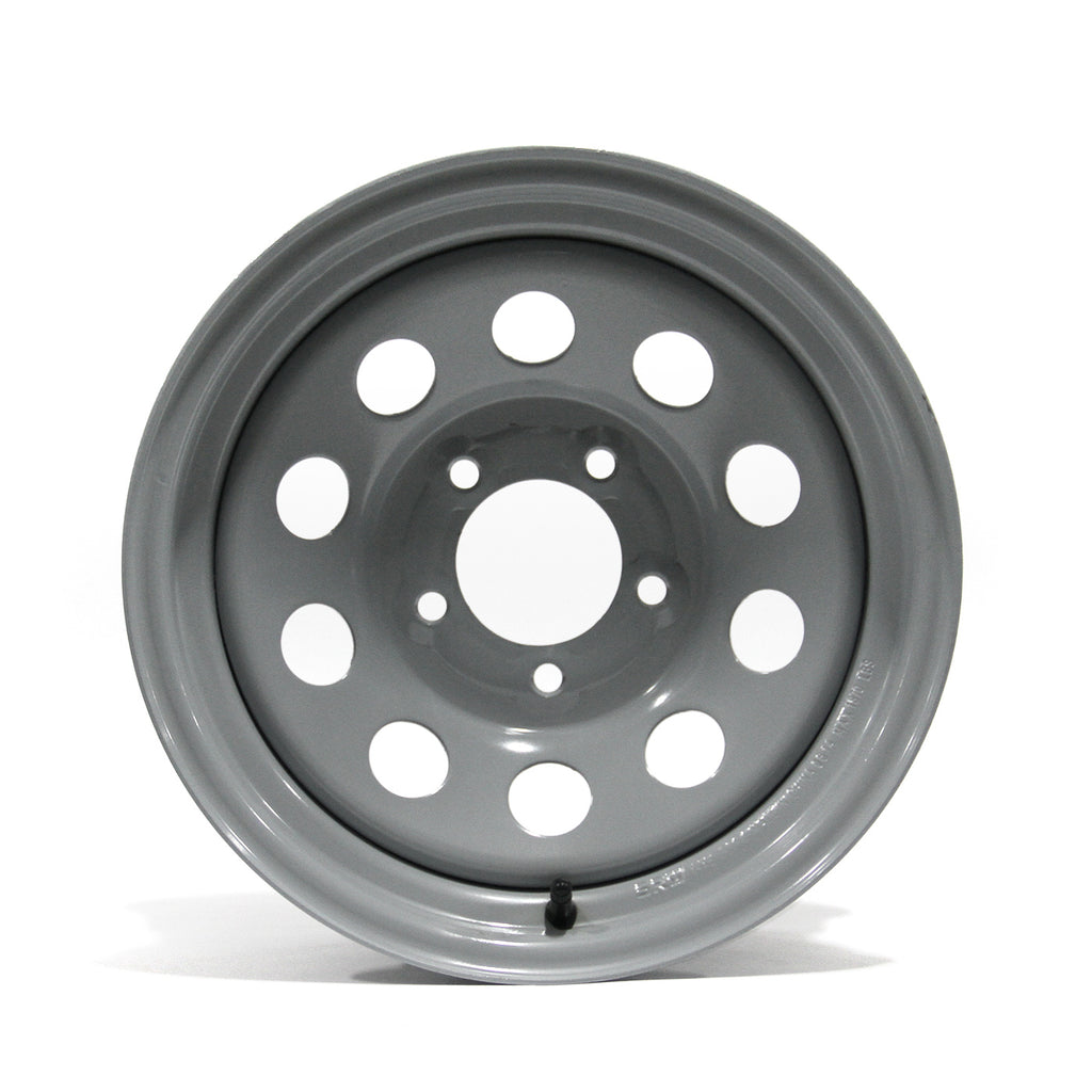 Jante 14" x 6" 5 trous 2040 lbs modulaire grise - RecreaShop
