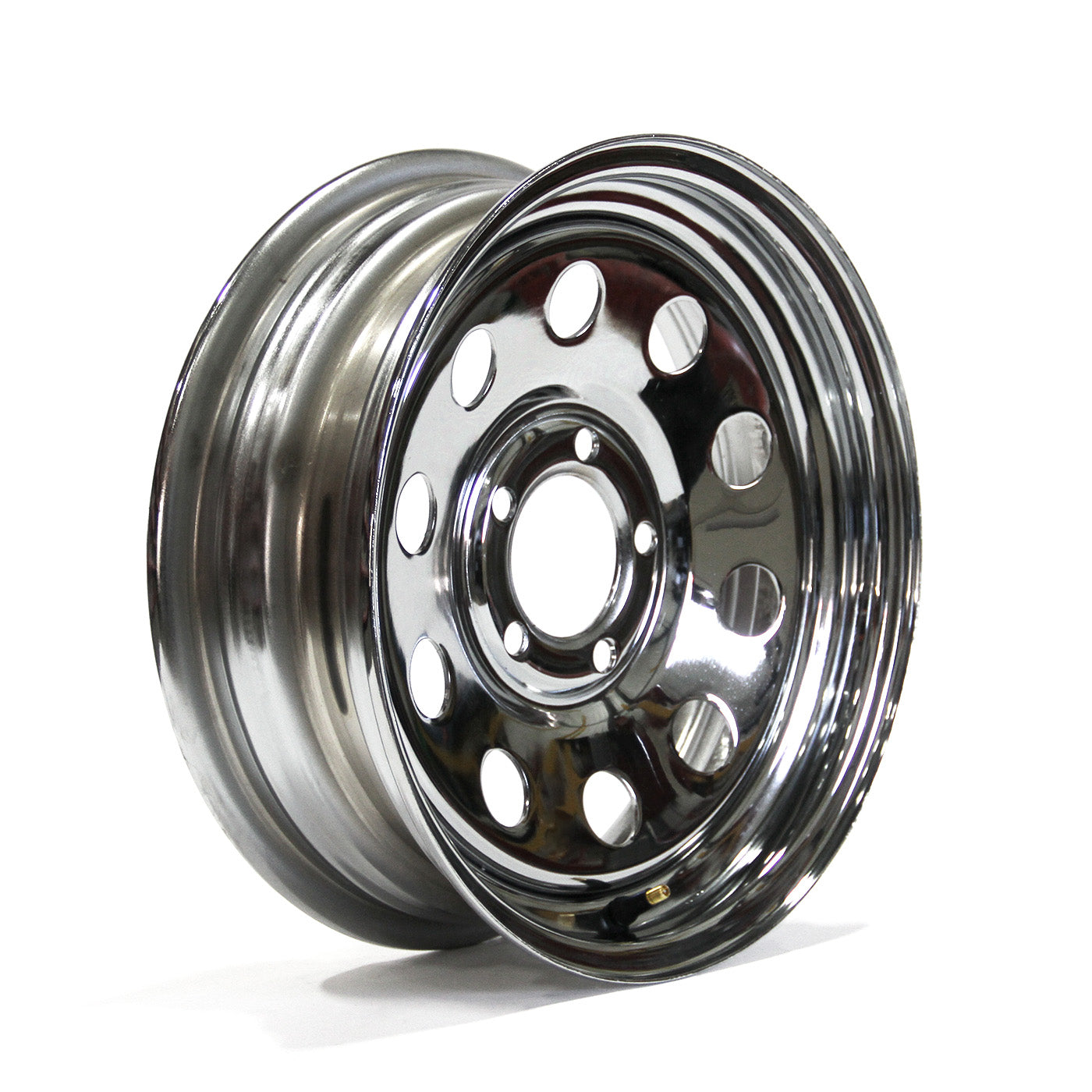 Jante 15" x 6" 5 trous 2200 lbs modulaire chrome - RecreaShop