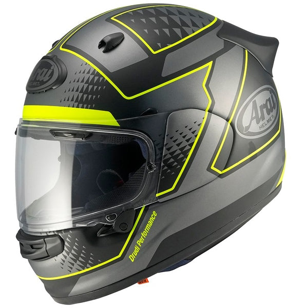 ARAI Casque intégral Contour-X Proto - Été Noir, Gris, Jaune - RecreaShop