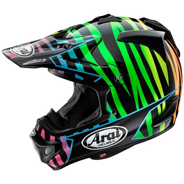 ARAI Casque Hors-route VX-Pro4 Van Beveren - Sans lunette Noir, Rose, Bleu, Vert - RecreaShop