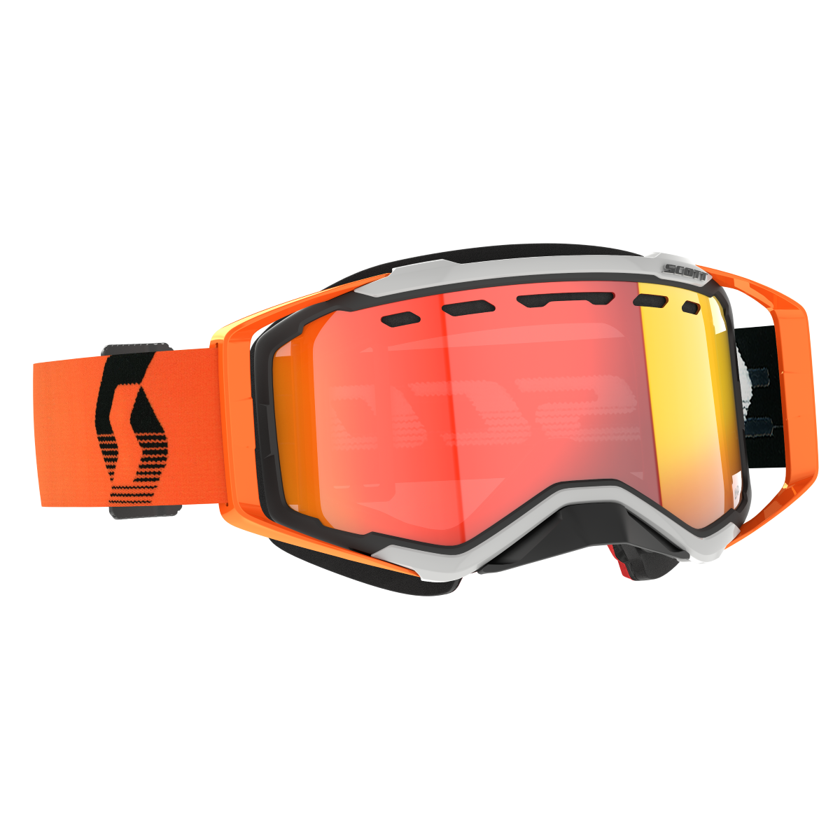 SCOTT Prospect Snowcross LS Lunettes Gris/Orange - Récréashop