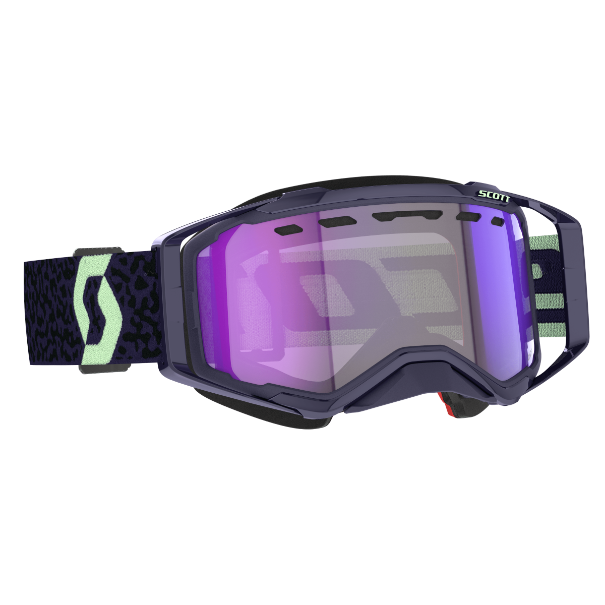 SCOTT Prospect Snowcross LS Lunettes Pourpre/Vert menthe - Récréashop