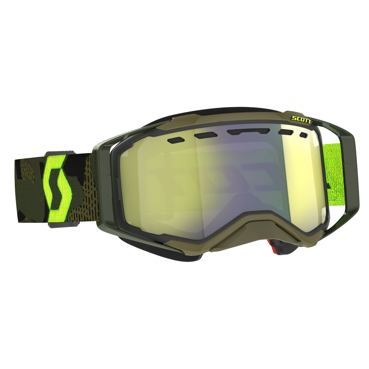 SCOTT Prospect Snowcross Lunettes Vert/Jaune fluo