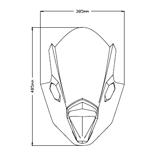Puig Pare-brise Racing KAWASAKI - Récréashop