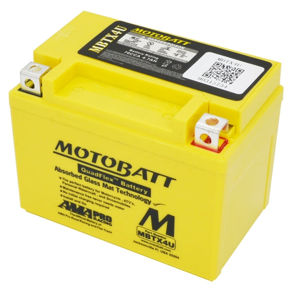 Motobatt Batterie AGM Quadflex MBTX4U - RecreaShop