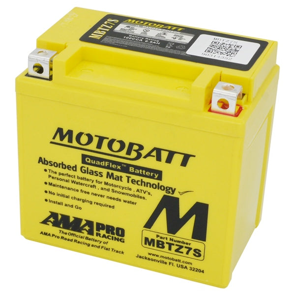 Motobatt Batterie AGM Quadflex MBTZ7S - RecreaShop