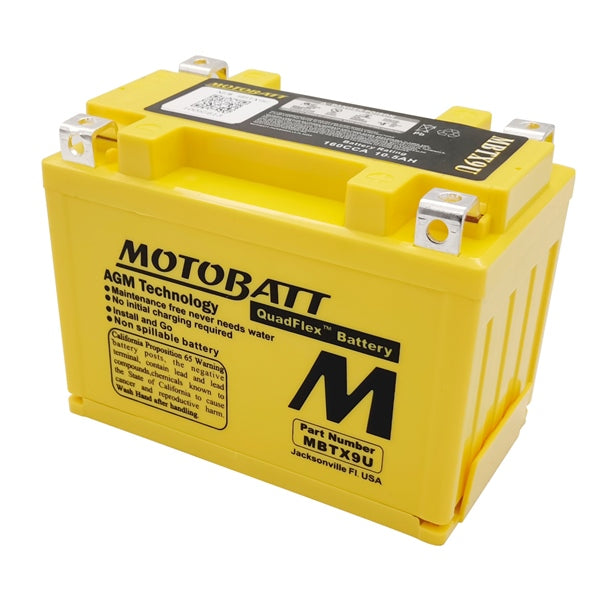 Motobatt Batterie AGM Quadflex MBTX9U - RecreaShop