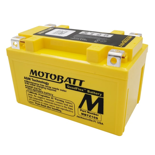 Motobatt Batterie AGM Quadflex MBTZ10S - RecreaShop