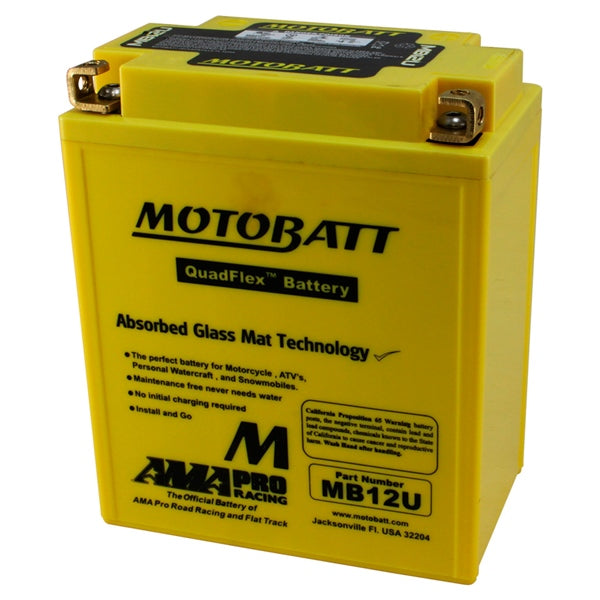 Motobatt Batterie AGM Quadflex MB12U - RecreaShop