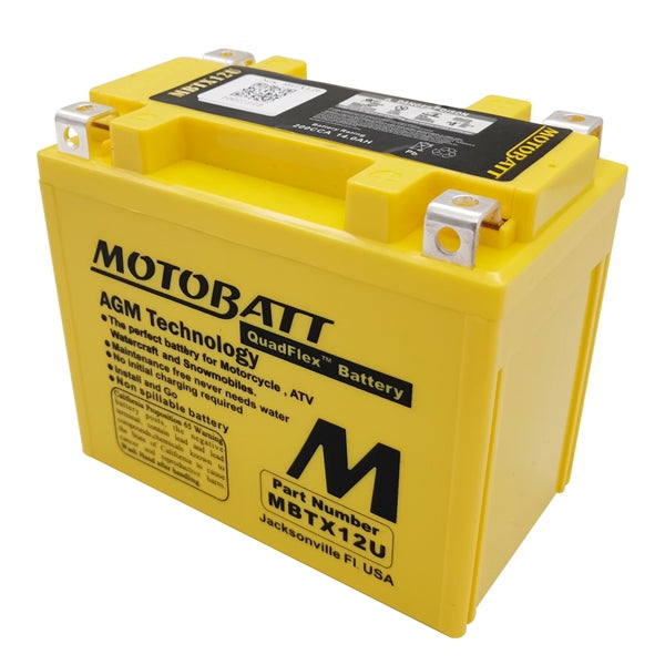 Motobatt Batterie AGM Quadflex MBTX12U - RecreaShop