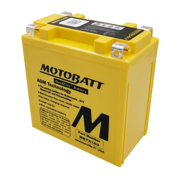 Motobatt Batterie AGM Quadflex MBTX16U - RecreaShop