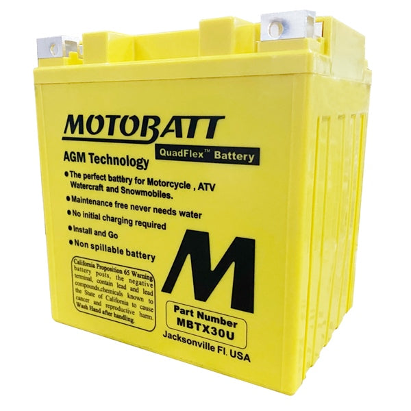 Motobatt Batterie AGM Quadflex MBTX30U - RecreaShop