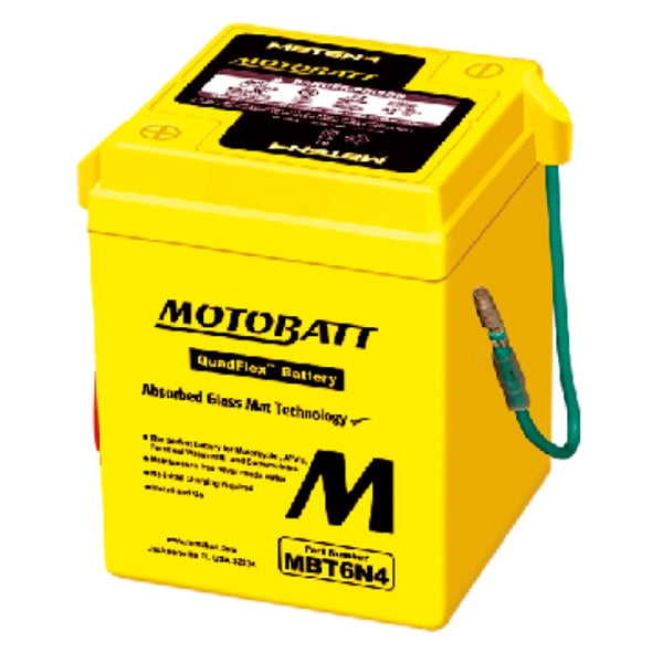 Motobatt Batterie AGM Quadflex MBT6N4 - RecreaShop