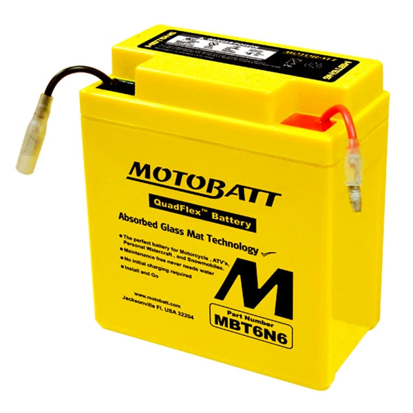 Motobatt Batterie AGM Quadflex MBT6N6 - RecreaShop