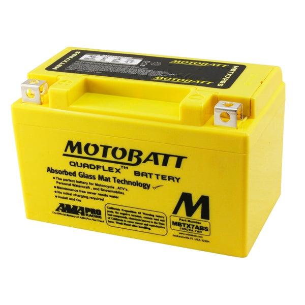 Motobatt Batterie AGM Quadflex MBTX7ABS - RecreaShop