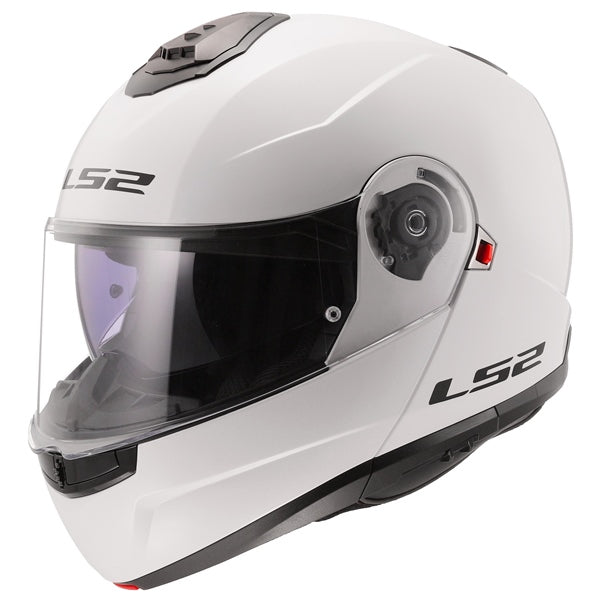 LS2 Casque Modulaire Strobe II Solid Blanc brillant - RecreaShop