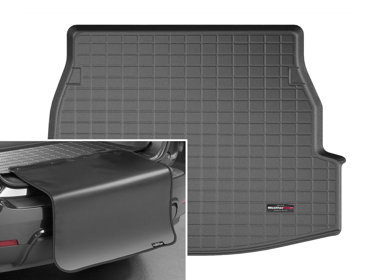 Tapis de coffre Cargo Liner derrière la 2e rangée noir avec protecteur de pare-chocs WeatherTech Toyota RAV4 2019-2025 / Toyota RAV4 Hybrid 2019-2025 - Récréashop