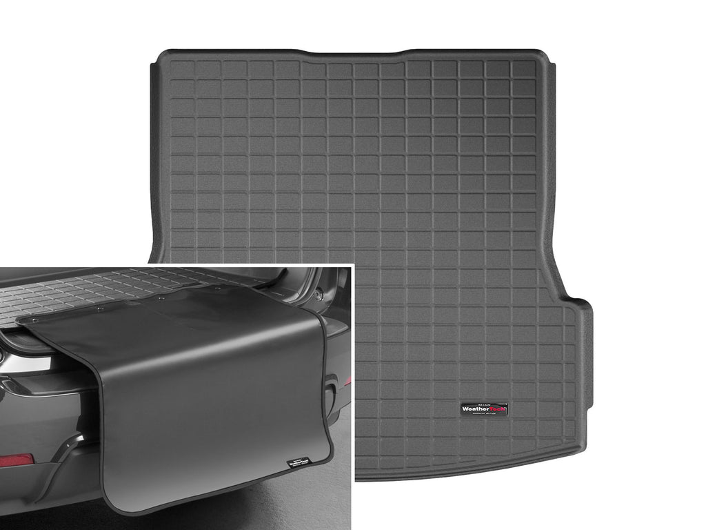 Tapis de coffre Cargo Liner derrière la 2e rangée noir avec protecteur de pare-chocs WeatherTech Ford Explorer 2020-2027 et autres véhicules - Récréashop