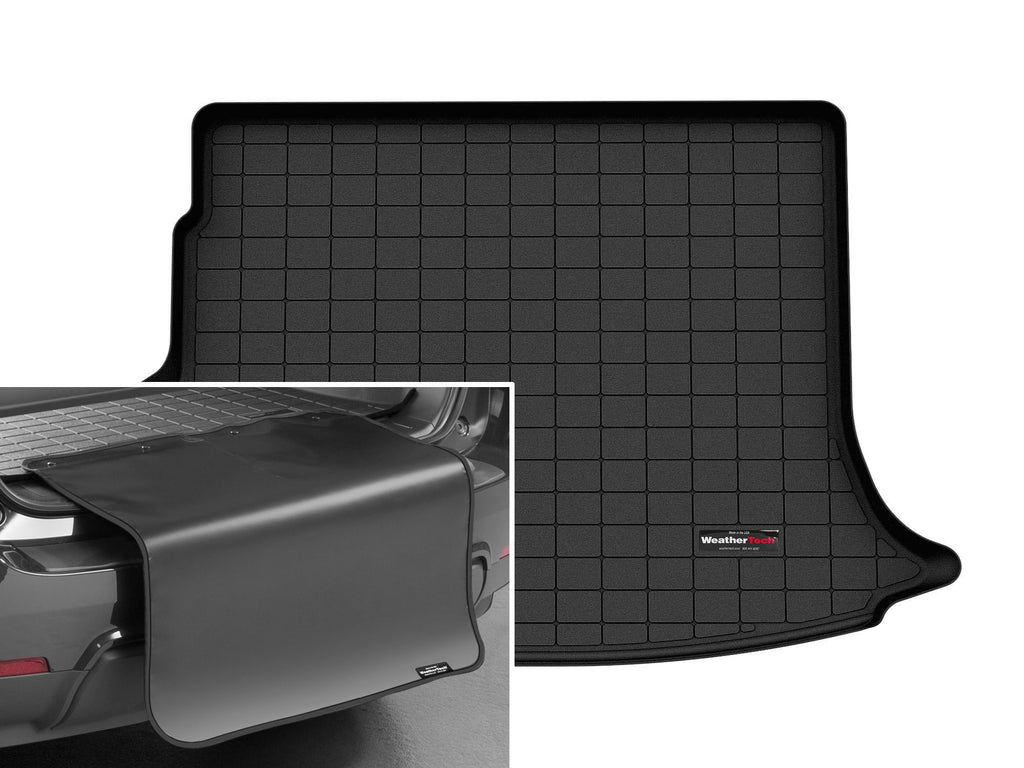 Tapis de coffre Cargo Liner derrière la 2e rangée noir avec protecteur de pare-chocs WeatherTech Buick Envision 2021-2026 - Récréashop