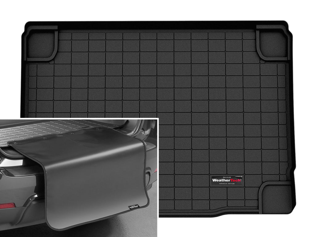 Tapis de coffre Cargo Liner derrière la 2e rangée noir avec protecteur de pare-chocs WeatherTech Ford Bronco Raptor 2022-2026 / Ford Bronco 2021 - Récréashop