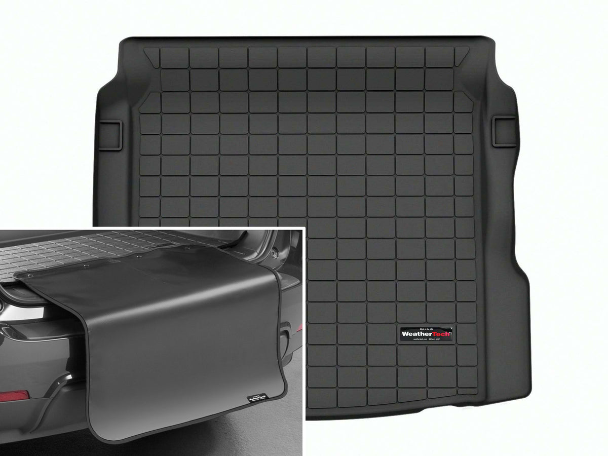 Tapis de coffre Cargo Liner noir avec protecteur de pare-chocs WeatherTech BMW 230i 2022 / BMW M240i 2022 - Récréashop