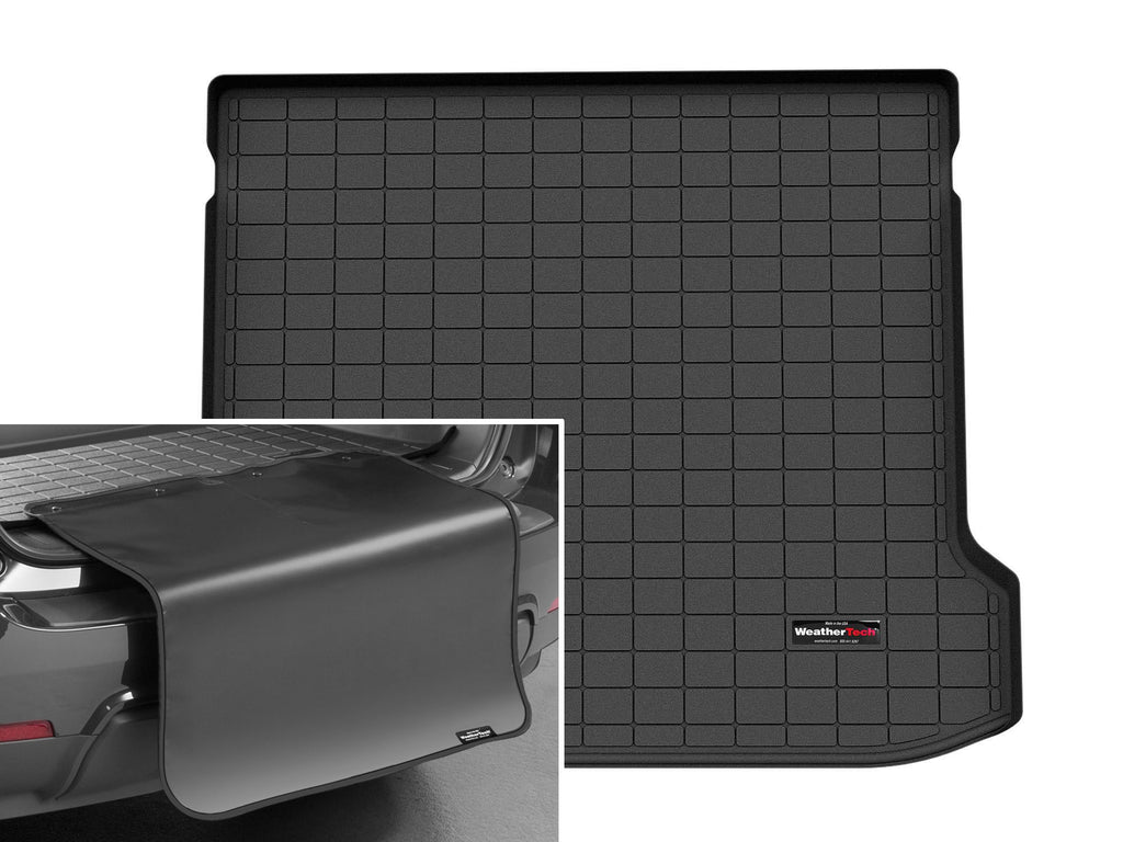 Tapis de coffre Cargo Liner derrière la 2e rangée noir avec protecteur de pare-chocs WeatherTech Hyundai Ioniq 5 2022-2024 / Hyundai Ioniq 5 N 2025 - Récréashop
