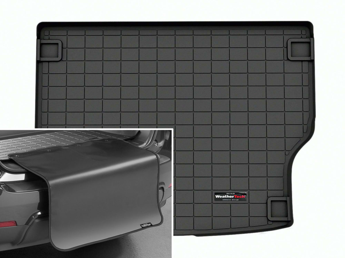 Tapis de coffre Cargo Liner derrière la 2e rangée noir avec protecteur de pare-chocs WeatherTech Kia Niro Plug-In Hybrid 2023-2025 - Récréashop